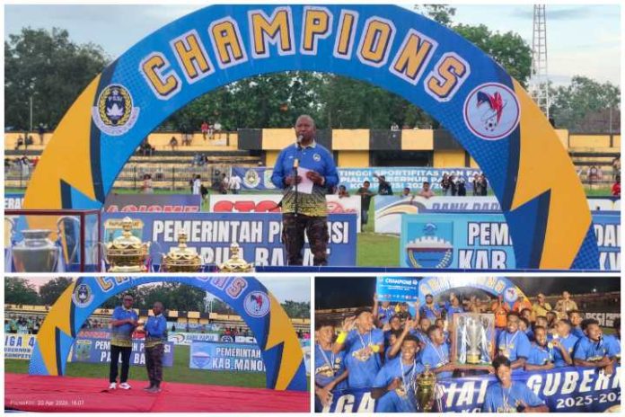 Persipegaf Pertahankan Gelar Juara Liga 4 Gubernur Papua Barat