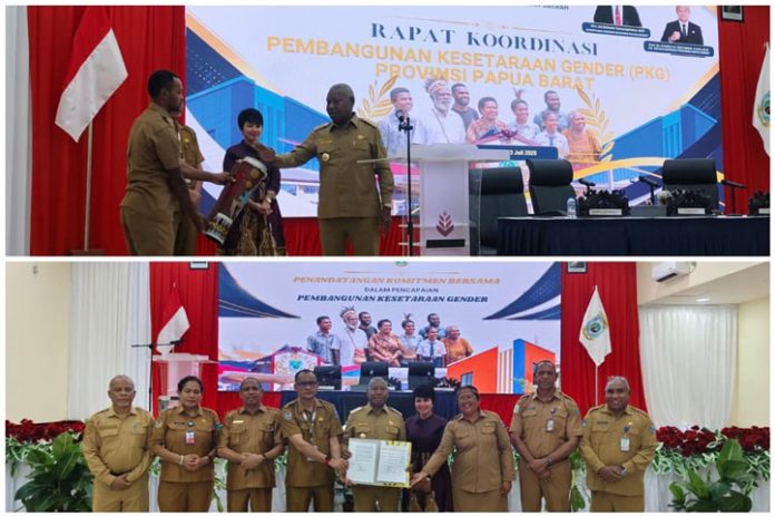 Rakor-Kesetaraan-Gender-Papua-Barat Buka Rakor PKG, Gubernur Papua Barat Ingatkan Semua OPD Integrasikan Perspektif Gender