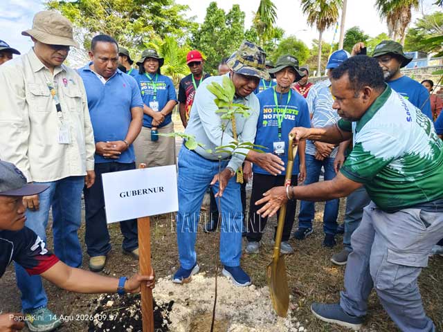 Gubernur-Papua-Barat-tanam-sejuta-pohon-matoa Gubernur Papua Barat Canangkan Penanaman 1 Juta Matoa