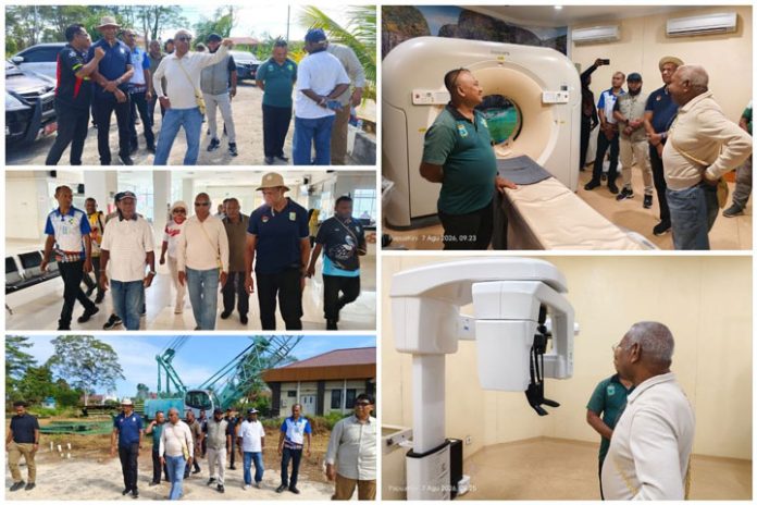 Gubernur-Papua-Barat-tinjau-RSUP-Papua-Barat Alat Radiologi RSUP Papua Barat Diproyeksi Berfungsi September