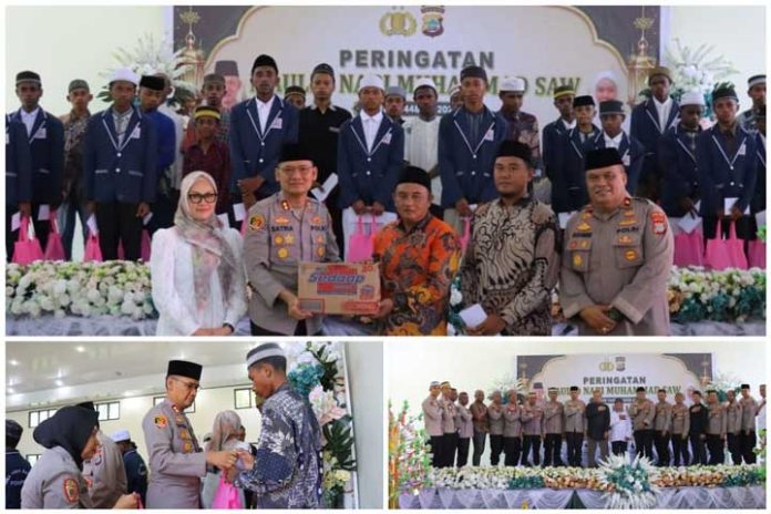 Polres-Kaimana-Maulid Polres Kaimana Berbagi Berkah di Peringatan Maulid 1448 H