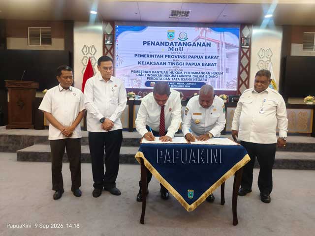 MoU-Pemprov-Papua-Barat-Kejati-Papua-Barat-ok3 Kejati Papua Barat Siap Selamatkan Aset-aset Pemprov