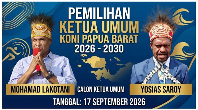Dua Calon, Pemilihan Ketua KONI Papua Barat 17 September