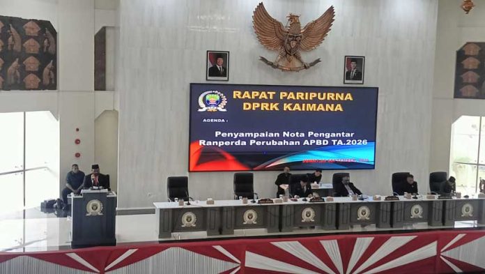 Wakil-Bupati-Kaimana-DPRD-APBD-Perubahan-2026 Rencana Perubahan APBD Kaimana 2026, Pendapatan Naik 78,7 M, Belanja Naik 186 M