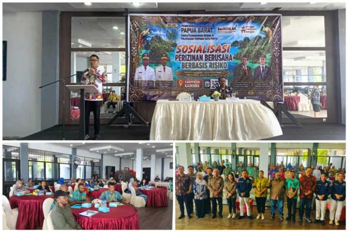 sosialisasi-dinas-penanaman-modal-papua-barat-kaimana Dinas PTSP Papua Barat Sosialisasi Perizinan Berusaha Berbasis Risiko di Kaimana