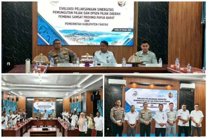 Tim Pembina Samsat Papua Barat Evaluasi Sinergitas Pemungutan Pajak dan Opsen Pajak Daerah Fakfak