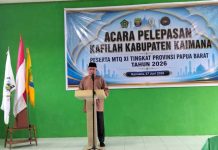 Jadi Tuan Rumah MTQ Papua Barat 2026, Bupati Kaimana Lepas Kontingen Daerah Jadi Tuan Rumah MTQ Papua Barat 2026, Bupati Kaimana Lepas Kontingen Daerah