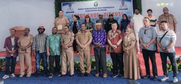 FGD Pariwisata Kaimana Buka-Bukaan Potensi Triton, Pemkab Kaimana Gandeng Tokoh Adat Urus Wisata