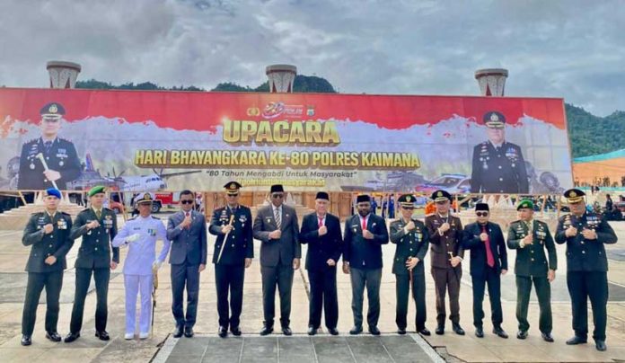 Hari Bhayangkara ke-80, Bupati Kaimana Dorong Polri Tingkatkan Pelayanan