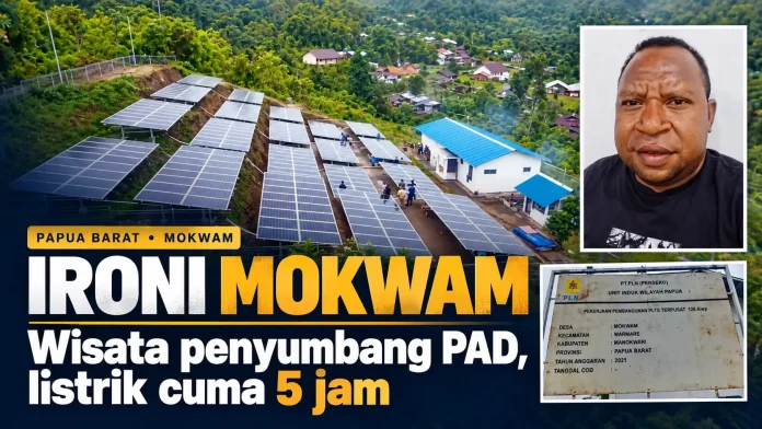 Ironi Mokwam: Destinasi Wisata Penyumbang PAD, Listrik Empat Kampungnya Cuma Nyala 5 Jam