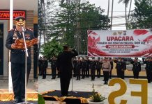 Wakapolres Kaimana Pimpin Upacara Peringatan Hari Kesaktian Pancasila Wakapolres Kaimana Pimpin Upacara Peringatan Hari Kesaktian Pancasila