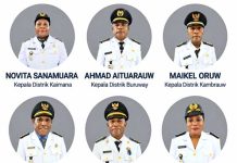 Bupati Kaimana Lantik 6 Kepala Distrik, Dua Perempuan Bupati Kaimana Lantik 6 Kepala Distrik, Dua Perempuan